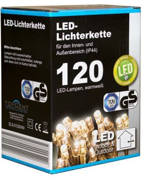 Χριστούγεννα LED φώτα 120τεμ - 12 μ