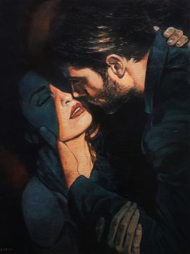 Ζωγραφική κατά αριθμό - Τελευταίο φιλί, 40x50cm