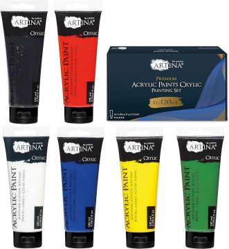 Ακρυλικά Χρώματα 6 x 120 μλ
