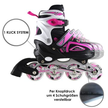 Πατίνια INLINE "Super Blades X Pro" Apollo L - Ροζ