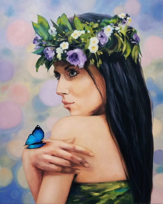 Ζωγραφική με αριθμούς - Silvia, 40x50cm