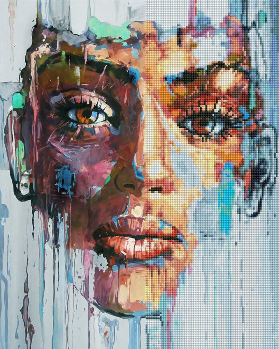 Διαμαντένια ταπετσαρία - Expectation, 40x50cm