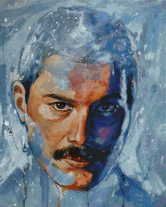 Διαμαντένια ταπετσαρία - Freddy, 40x50cm