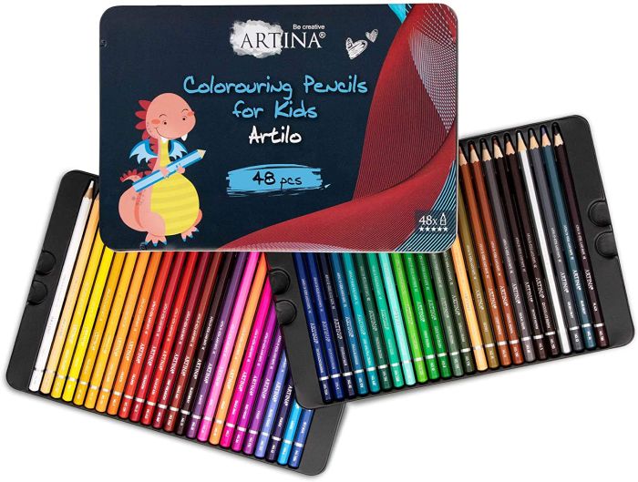 Σετ 48 τεμ. παιδικά μολύβια Artina Kids