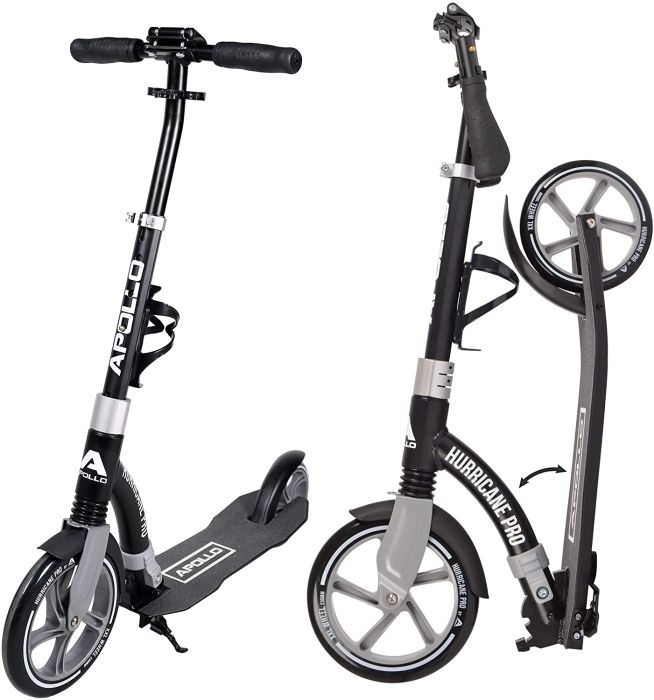 City Scooter Apollo Hurricane μαύρο / ασημί