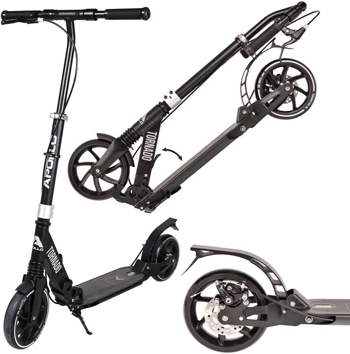 City Scooter Apollo Tornado Μαύρο / ασήμι