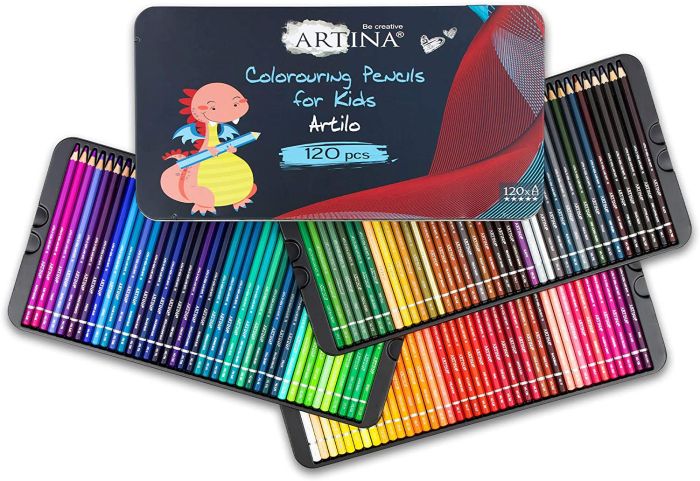 Σετ 120 τεμ. παιδικά μολύβια Artina Kids