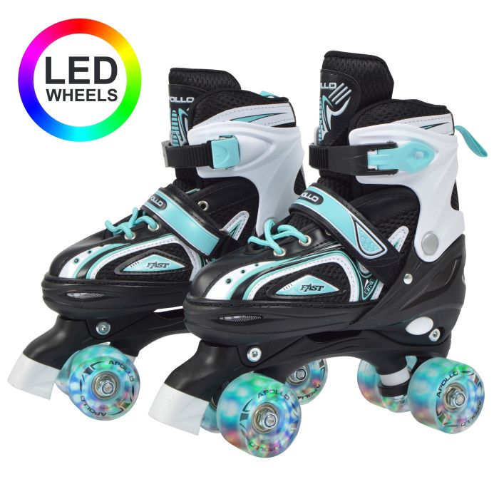 Πατίνι "Super Quad X Pro" S - Τυρκουάζ