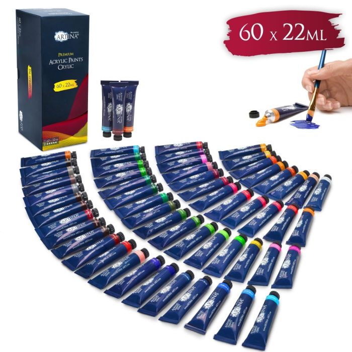 Ακρυλικά Χρώματα ARTINA CRYLIC 60 x 22 ml