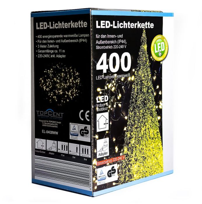 Χριστουγεννιάτικα φώτα LED 400 pcs - 21m